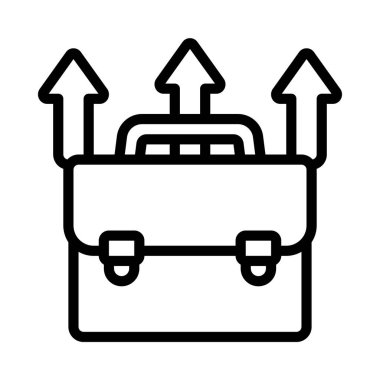 İş web simgesi vektör illüstrasyonunu çoğalt