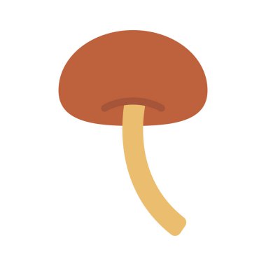 Beyaz arkaplanda mantarın vektör çizimi