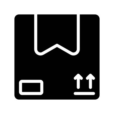 Parsel web simgesi vektör illüstrasyonu