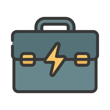 İş Enerjisi Web simgesi vektör çizimi