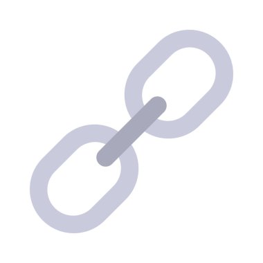 Zincir Bağlantısı ikon vektör illüstrasyonu