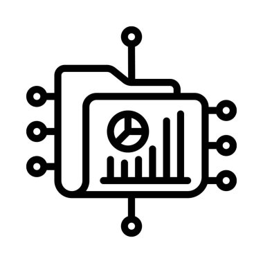 Çeşitli Yatırım Portföyü Web simgesi vektör çizimi