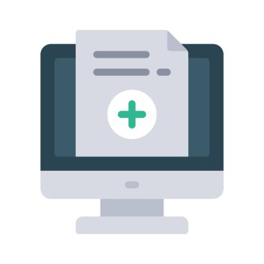 Belge Oluşturucu Uygulayıcı Web simgesi vektör illüstrasyonu