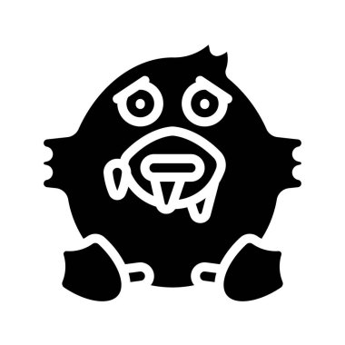 Soğuk Web simgesi vektör illüstrasyonu