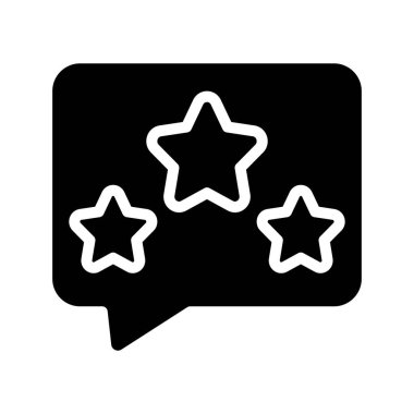 İleti Kabarcık ikonu vektör illüstrasyonunu gözden geçir 