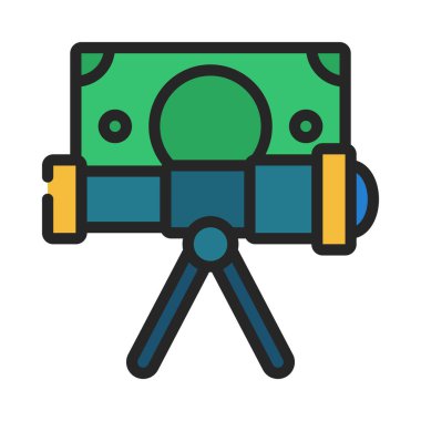 Mali Tahminler web simgesi vektör illüstrasyonuName