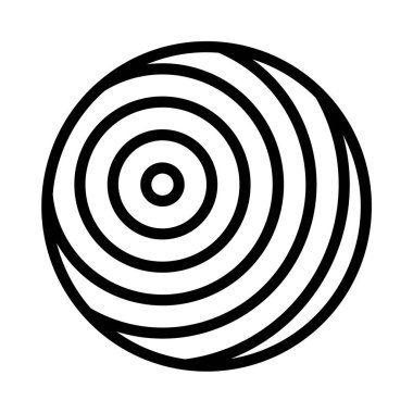 Egzersiz Topu web simgesi vektör illüstrasyonu