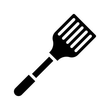 Spatula web simgesi vektör çizimi