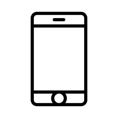 Eski Mobil Web simgesi vektör çizimi