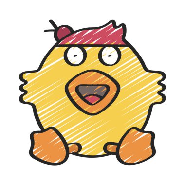 Ninja Web simgesi vektör illüstrasyonu