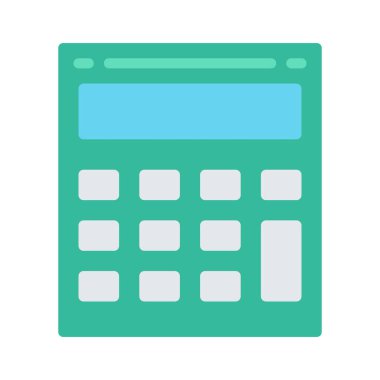 hesap makinesi web simge vektör çizim