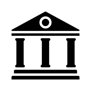 Banka oluşturma vektör simgesi, illüstrasyon 