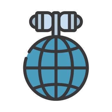 İnternet Pazarlama Web simgesi vektör illüstrasyonu