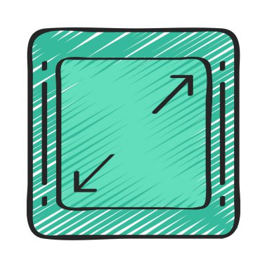 Okların simge vektör resimlerini genişlet