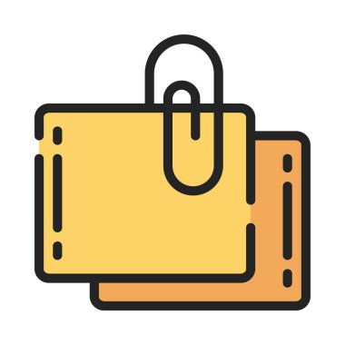 Notlar web simgesi vektör illüstrasyonu