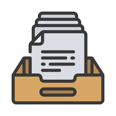 Gelen web simgesi vektör illüstrasyonu