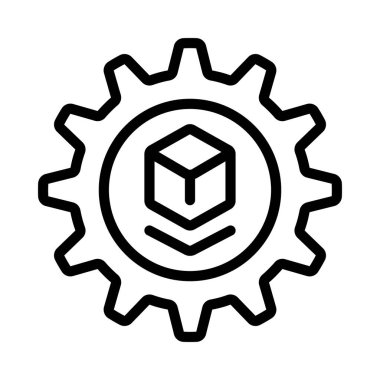 AR Yapılandırma Web simgesi vektör çizimi