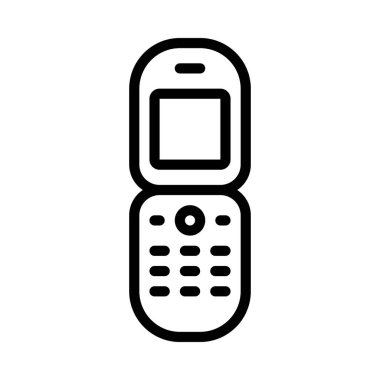 Telefon simgesi tasarım vektörü illüstrasyonuName 