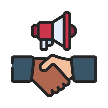 Bağlı Pazarlama Web simgesi vektör illüstrasyonuName