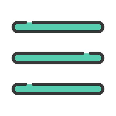 menü web simgesi vektör illüstrasyonu