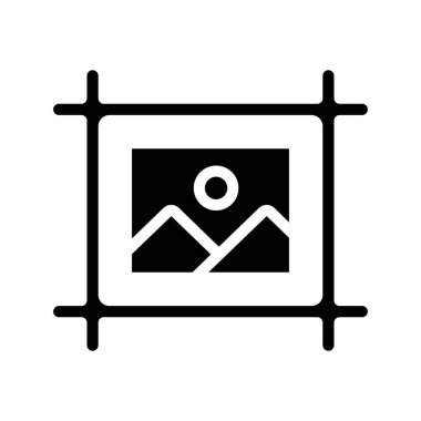 Artboard web simgesi vektör illüstrasyonu