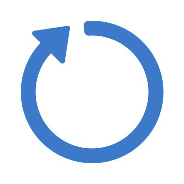 Arrow simgesini beyaz arkaplanda izole et. vektör.