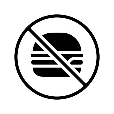 Gıda Ağı ikonu vektör illüstrasyonu yok