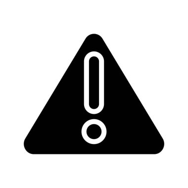 Uyarı Üçgeni, vektör çizimi basit tasarım