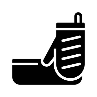 Web ikonu vektör illüstrasyonu pişiriliyor