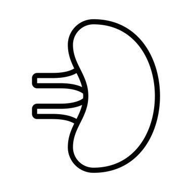 Dalak ağ simgesi vektör çizimi