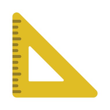 Üçgen Yönetici Web simgesi vektör illüstrasyonu