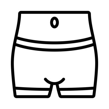 Erkek Apış Ağı simgesi düz tasarım, vektör illüstrasyonu