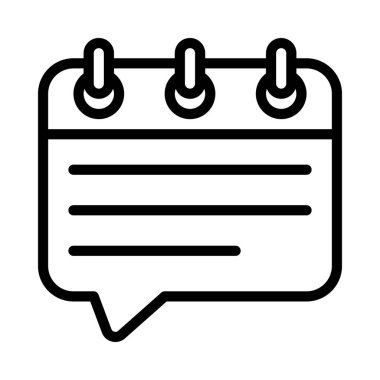 Takvim vektör simgesi, illüstrasyon  