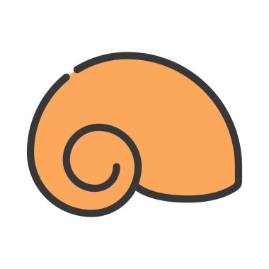 Salyangoz Web simgesi basit tasarım