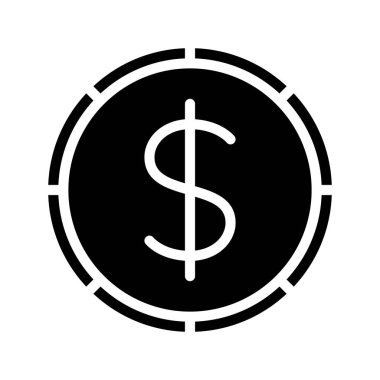 Amerikan Para Birimi Düz Vektör simgesi