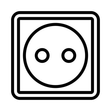 Avrupa Eklentisi düz simgesi, vektör illüstrasyonu 