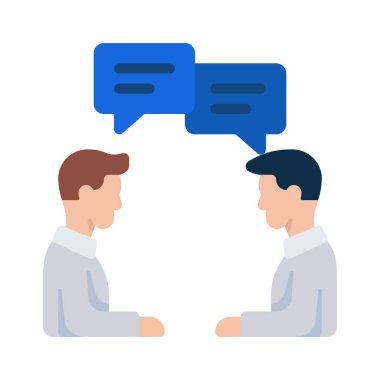 İş Buluşma Web simgesi vektör illüstrasyonu