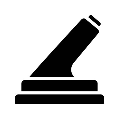 El freni web simgesi vektör çizimi