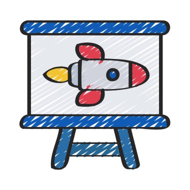 Başlangıç Eğitim Ağı ikonu vektör illüstrasyonuName