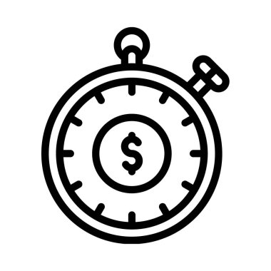 Yatırım Şirketi simgesi vektör illüstrasyonu