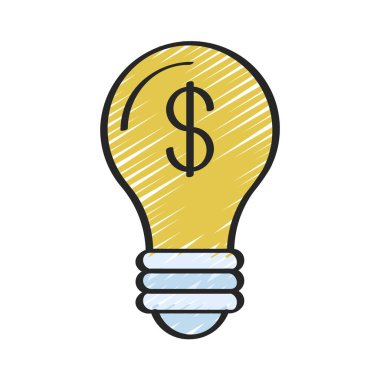 Financial Ideas icon, vector illustration                                                    