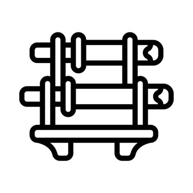 kılıç simgesi, vektör illüstrasyonu basit tasarım