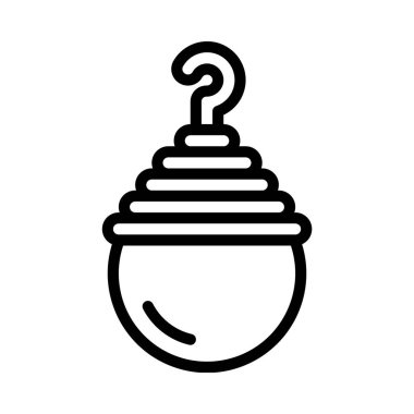 Yuvarlak Küpe simgesinin vektör simgesi