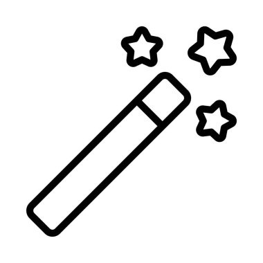 Sihirli Ağ ikonu vektör illüstrasyonu