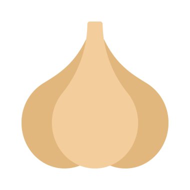 karikatür karalama sarımsak, vektör çizimi           