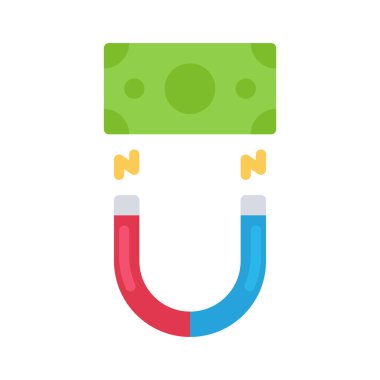 Para Yönetimi web simgesi vektör illüstrasyonu