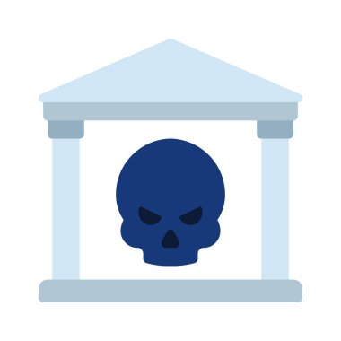 Bank Hacker web simgesi vektör illüstrasyonu