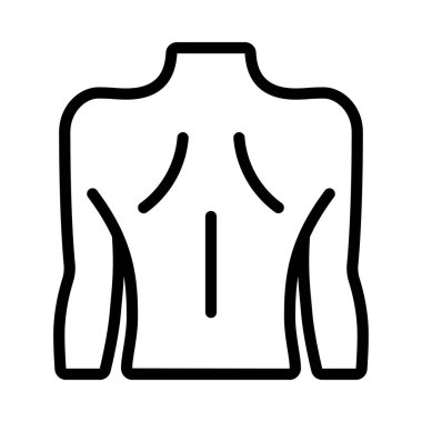 Kadın Arka Ağ ikonu vektör illüstrasyonu