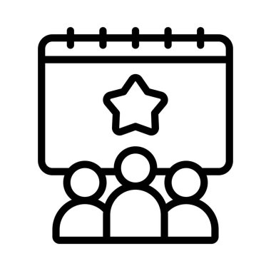 Grup Olayı Web simgesi vektör illüstrasyonuName