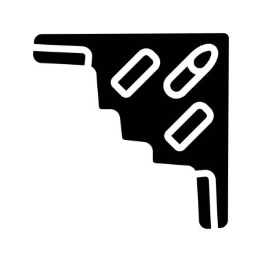 Gizli Bombacı Web simgesi vektör çizimi